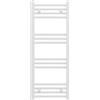 Granitan Termoarredo Bagno 40x100 cm - 328W - Termo Arredo da Bagno - Termoarredo Idraulico - Termosifone da Parete - Bianco