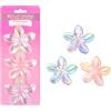 Brushworks Frosted Flower Claw Clips (3 Pack) - Chic Hair Accessories for Women & Girls, Secure Grip for Thick Hair, Updos, Half-Up & Everyday Hairstyles