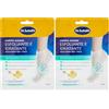 Dr. Scholl's Maschera Piedi Esfoliante e Idratante Doppia Azione, Peeling per Calli e Pelle Secca e Ruvida, Calze Trattamento con Urea e AHA, Piedi Lisci e Morbidi fino a 4 Settimane, 1 Paio