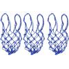 ELEOUTI Set di 3 Sacchetti Rete in Nylon per Palloni da Calcio e Basket con Coulisse, Impermeabili e Facili da Trasportare, per Centri Sportivi