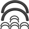 ROMISBABA Strisce Protettive per Skateboard a Forma a U, 5 Paia in Plastico Nero, Resistenti alla Corrosione, per Proteggere Longboard e Skateboard da Urti e Scheggiature