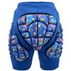 KiBcsLic Pantaloncini Imbottiti Anti Caduta Assorbimento Degli Urti Shorts Imbottiti Antiurto Imbottitura Spessa Abbigliamento Protettivo per Sciare , Blu , 110-XS（2-3 Anni）Vita 44cm