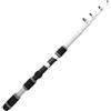 Zpengtai Canna da Pesca 1.8M Canna da Pesca Portatile con Mulinello Kit Completo in Fibra di Carbonio Ruota for Canna Carpa Set Viaggio Accessorio(White-Rod)
