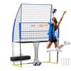 Generic Rete da allenamento per pallavolo, stazione di allenamento in spiaggia, altezza regolabile, per cortile, senza attrezzi