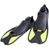 Generic Pinne corte da nuoto - Pinne da snorkeling per adulti a piede intero, pinne portatili da viaggio, design resistente e idrodinamico, comoda attrezzatura per sport acquatici per immersioni, nuoto