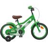 QUAHEAS Bicicletta per bambini da 18 pollici, nera, per 5-7 anni, con telaio in acciaio, parafango, campanello e riflettori, leggera a due ruote per città, fuoristrada e tempo libero, bicicletta