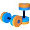 Generic Manubri da acqua, in schiuma EVA, leggeri, per fitness, set di manubri acquatici, per aerobica, allenamento subacqueo, mani, braccia, bambini, adulti, anziani e principianti