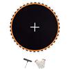 RNXRZANK Tappeto Elastico Rotondo Impermeabile per Trampolino, Facile da Installare, per Saltare, 8 Piedi con 36 Fibbie