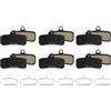 Generico Compatibile con pastiglie Freno a Disco in Resina BUCKLOS, Adatte for Shimano D02S N03A H03A, Parti di Ricambio for Ciclismo Idraulico MTB,Componenti(Resin 10Pairs)
