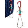 Generic Cordino Paracord - Cinghia resistente con moschettone clip e fischietto, cordino di sopravvivenza all'aperto | per bottiglie d'acqua da donna