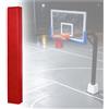 Generic Coperture imbottite resistenti agli urti per pali da basket - Imbottitura quadrata avvolgente personalizzabile per cantine, parchi e impianti sportivi