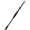 Zpengtai Canna da Pesca Canna da Pesca telescopica in Fibra di Carbonio, Canna Spinning, 1,8/2,1/2,4 m, Lancio, Feeder, alla Carpa Super Dura(Casting Rod,2.4M)