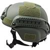 Rachlicy Casco veloce imbottito 22, 05-23, 62 pollici dimensione libera casco softair paintball guida laterale regolabile supporto NVG protezione antiurto per caccia nero