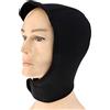RNXRZANK Cappello Elasticizzato in Neoprene da 2 Mm, Cappuccio per Muta da Sub, Kayak E Vela
