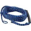 Minhe Fune da traino per barche 3K, 18,3 m, ideale per sport acquatici, supporta 13 piloti con maggiore durata (blu nero)