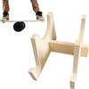 Genérico Scaffale portaoggetti per Balance Board, in legno, supporto per rotelle, supporto per esercizi di stabilità, per palestra domestica, centro fitness e allenamento al chiuso