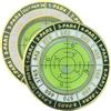 Generisch Golf Green Reader Level - Marcatore portatile per allenarsi al putting, accessorio da golf, lettore verde rotondo, per uomini, donne, adulti, golfisti, allenamento all'aperto