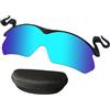 Générique Occhiali Da Sole Con Clip Polarizzati,Occhiali Da Sole Con Clip | Da Sole Sportivi Ultra Leggeri a Clip per Cappello | Eleganti e Senza Montatura per Bici Esterna