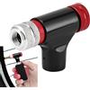 Générique Bikes Tire Inflator, Portable Sturdy Pumps, 1,89 x 1,26 pollici Adroable Compact Mountain Bike, Security Aluminum Alloy Tires Pump for Outdoor Cycling, Repair Tools