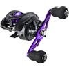 Durashmall Baitcasting - Mulinello da pesca alla carpa, rapporto di trasmissione 6,3:1, anti-groviglio, con 10 magneti N24, bobina interamente in metallo, corpo in nylon, per pesca d'acqua dolce