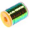 yanwuwa Metallic Fly Tying Tinsel Metallic Mylars Fly Tying Materiali Doppio Lato Colore Piatto Tinsel Accessori da Pesca Piatta Pavoni Bobina
