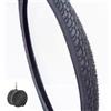 MADICKS Copertone + Camera d'Aria 20 x 1.75 con Valvola Italiana per Bicicletta - Pneumatico Nero per Graziella, City Bike e Bici Bambino/Bambina 20" - Stradale Resistente per Uso Quotidiano