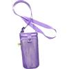 RNXRZANK Custodia per Borraccia Sportiva, Porta Borraccia in Nylon con Tracolla, Custodia Portatile per Tazza, Custodia per Cellulare, Viola