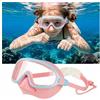 Generic Occhialini da nuoto per bambini con copertura per il naso, occhiali da piscina, maschera subacquea ad ampia vista, nessuna perdita, anti-appannamento, protezione UV, maschera da nuoto, per ragazzi e