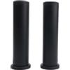 TIANHENGMart Confezione da 2 manicotti adattatori per bilancieri da 2,5 cm a 5,1 cm, convertitore standard con bullone esagonale, accessori da palestra in plastica resistente per barre vintage (50 x 200 mm)