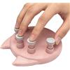 Générique Allenatore Di Dita Di Pianoforte - 6,1 X 6,1 X 2,36 Pollici In Silicone ABS | Esercizio Di Mani - Rinforzo Dita Ergonomico Per Pianoforte, Chitarra, Tastiera, Rinforzo Muscolare L