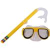 HaloModora Set di maschere da nuoto per bambini con lenti anti-appannamento, boccaglio semi-asciutto, in morbido silicone, telaio leggero in ABS, per immersioni, snorkeling, nuoto, uso subacqueo (rosa)