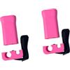 Buxuaaaa Clip di bastoncini da pesca in silicone Clip per canna da pesca Chiusure elastiche Protezioni Canne Cap Quick Install Rod Tip Protector Silicone Pali Clip