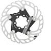 Generico Compatibile con rotore for Bicicletta flottante a 6 bulloni IIIPRO, Disco Freno da 140/160/180/203 mm for Bici da Strada e Mountain Bike,Componenti(Model2 160-BLACK)
