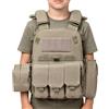 Generic Gilet di sicurezza, regolabile, con tasche multiple per il , attrezzatura e attrezzatura per softair, per caccia, allenamento, paintball, cosplay, giochi di ruolo, combattimento, battaglia