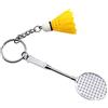 EXQIOUR Badminton & Badminton pipistrello portachiavi ciondolo portachiavi, piccolo zaino decorazioni, creativo carino sport L portachiavi ciondolo portachiavi