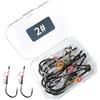 Generic Ami da gamberetto , 10 ganci da pesca resistenti alla corrosione, per la pesca in acqua salata, per carpa bar, surfcasting drop shot jerkbait acqua salata lago fiume stagno