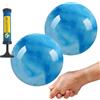 Générique Active Fun Ball Toy, Kids Bouncy Exercise Ball, with 22cm High Elastic Inflatable Game System Set, Reinforced Rubber Air Build Set, Modern Play Design Style, for Outdoor School Sports Use Kit