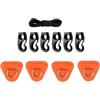 BE-TOOL Confezione da 4 toppe ad anello a D per barca gonfiabile, in acciaio inossidabile, con anello a D, a forma di triangolo, per barca, SUP, kayak, canoa, confezione da 4