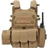 Generic Gilet per softair, regolabile, con tasche multiple per il , gilet di sicurezza per bambini, per simulazione, paintball, allenamento, caccia, cosplay, giochi di ruolo, combattimento, battaglia