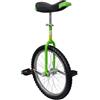 QUAHEAS Monociclo regolabile, verde, 40,6 cm, con telaio in acciaio e morsetto a sgancio rapido, per tempo libero, allenamento, attività all'aperto, sport e acrobazia, adatto per bambini, ragazzi e