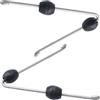 Uqezagpa 2 pz Wishbone Lattice Tubo Adattatore Strumento di Pesca per Fucile In Gomma Fucile Connettore Pesca Subacquea Connettore Lancia Accessorio di Collegamento Accessori Da