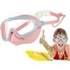 Litysfioti Occhialini Con Coprinaso - Vista ampia antiappannamento con tappi auricolari,Occhiali da nuoto,per bambini e bambine 4-16 anni, acqua, spiaggia, piscina, allenamento