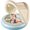 Generico Materassini Gonfiabili Da Piscina Per Bambini - Seduta gonfiabile galleggiante con tettuccio - Seggiolino per Bambini,per Estate Spiaggia Piscina Acquatico Resort Outdoor Giardino Feste e