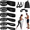 7CDXD Elastici Resistenza, Elastici Fitness Set con 6 Livelli di Resistenza, Bande Elastiche con Borsa, 2 Maniglie, Gancio alla Porta, per Allenamento, Stretching, Pilates, Powerlifting