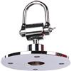 Gettimore Gancio girevole a 360° in acciaio inossidabile per palla da boxe a forma di pera, resistente, base con viti per allenamento MMA