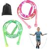 Generic Corda per saltare con luci a LED per bambini, 280 cm, corda per saltare per bambini e adulti, corda per saltare con conteggio, lunghezza regolabile e tre modalità di luce arcobaleno, salto per fitness