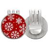 no/no mas fiocco di neve rosso festival golf palla marcatore cappello cappello clip smalto magnetico