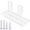 Tsophreniq Bat Montaggio a parete Bat Rack Display Supporto da parete Staffe Hanger Baseball Display per Case Baseball Holder R Mount Case Acrilico Stand Orizzontale Rack per