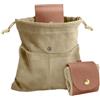 Generic Borsa per la Ricerca di Cibo, Borsa per Ricerca di Cibo | Borsa per Strumenti Pieghevole con Cordino - Borsa da Caccia ai Funghi Bushcraft Portatile per Viaggi Escursionismo Zaino, nero, Se référer au