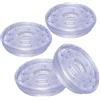 CALLARON Protezione Telaio Porta Antiscivolo in Gomma 4 Gommini per Barra Trazioni da 4,5-4,6 Cm Facile Installazione per Allenamento Indoor